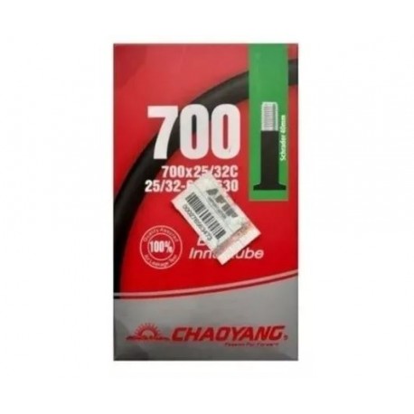 Cámara 700x25c Chaoyang válvula de auto 40 mm