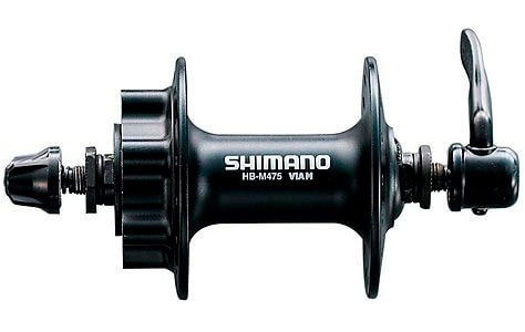 Maza Delantera Shimano HB-M475 Disco Tornillos Bici Urbana - Main Image
