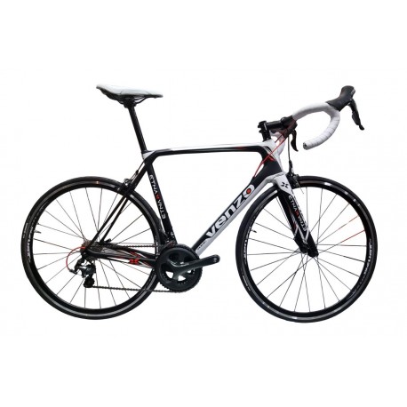 Venzo Etna Monocasco Carbono 22 vel Shimano Ultegra herraduras