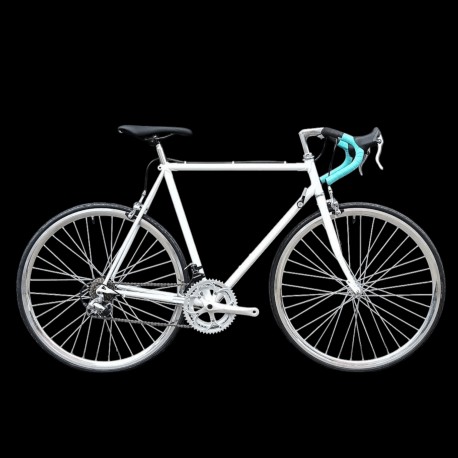 Bicicleta rutera empipada modelo Asia