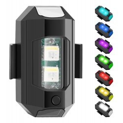 Luz led recargable USB para pegar en el casco LIQUIDACION