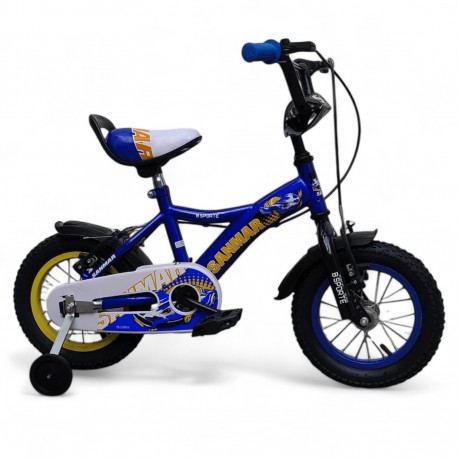 Bicicleta rodado 12 de nene Sanmar de aluminio