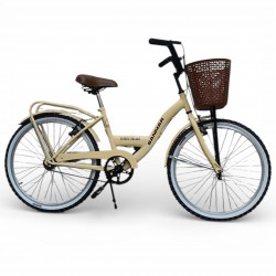 Bicicleta rodado 26 con canasto marca Sanmar