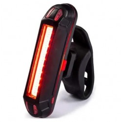 Luz recargable USB dual larga roja o blanca LIQUIDACION