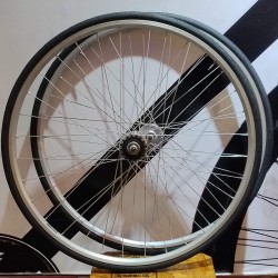 Juego de ruedas armadas R28 fixie completas LIQUIDACION