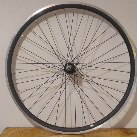 Rueda TRASERA armada R28 V-BRAKE 6/7 VELOCIDADES 36H LIQUIDACION