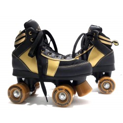 Patines Artísticos con bota acolchada negra